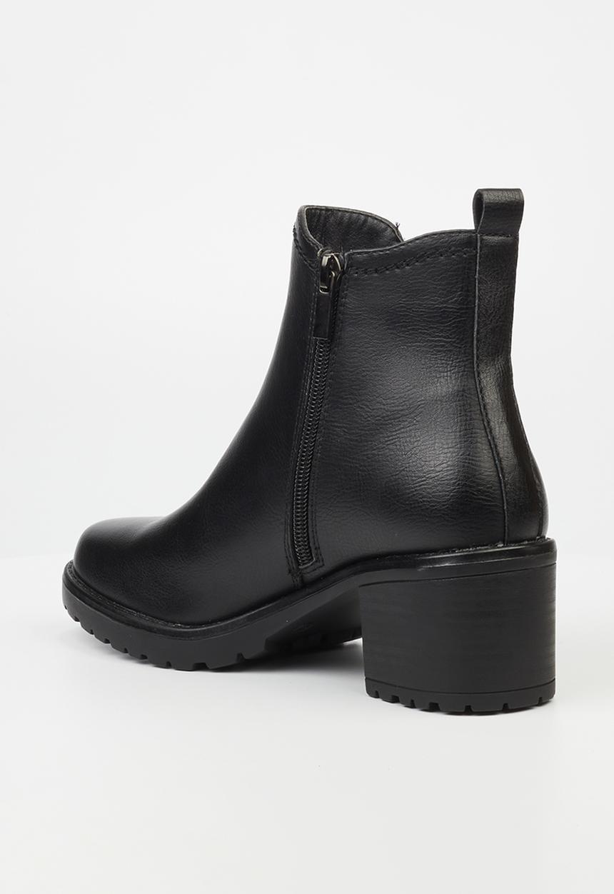 Butterfly Feet - Noxer 1 block heel chelsea boot - black