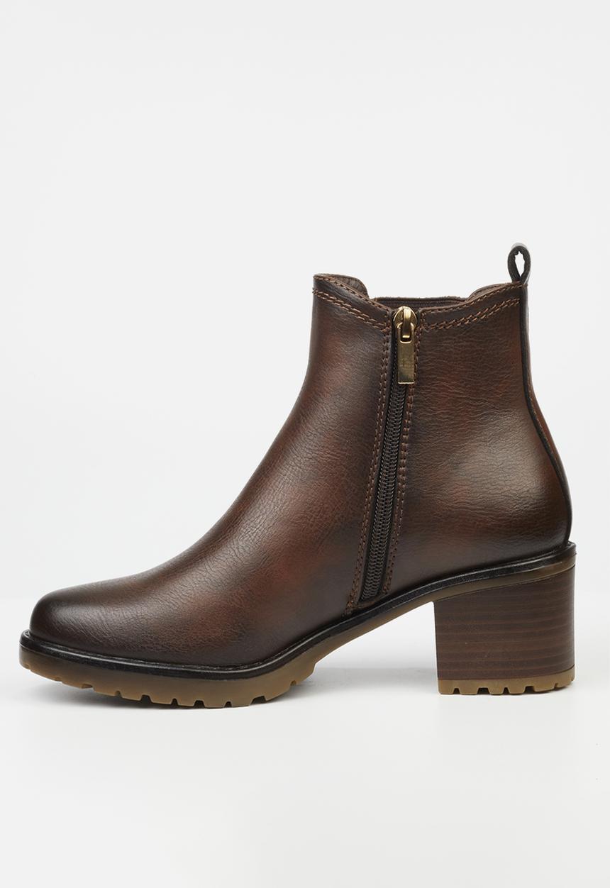 Butterfly Feet - Noxer 1 block heel chelsea boot - chocolate