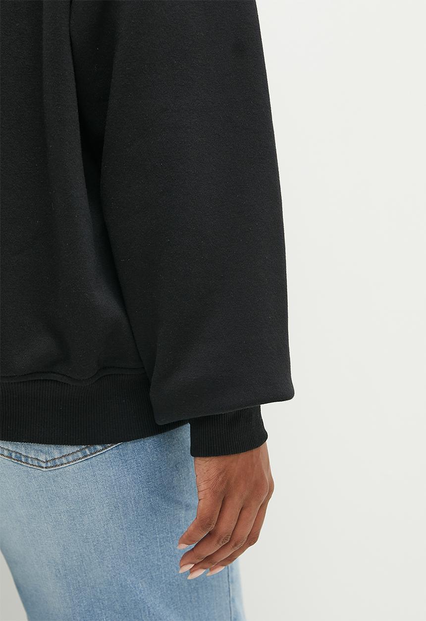 Cotton On - Plus Classic Crew Sweatshirt - Black