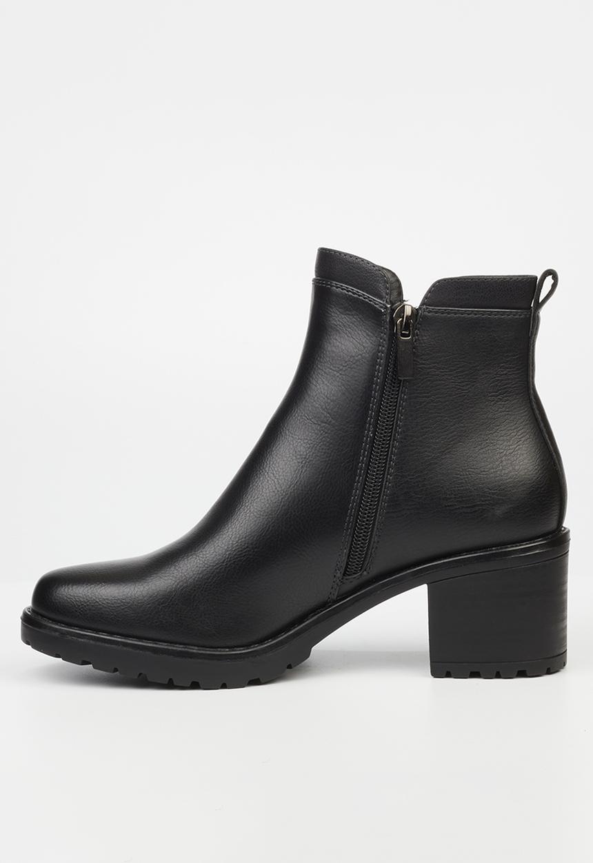 Butterfly Feet - Noxer 2 block heel boot - black