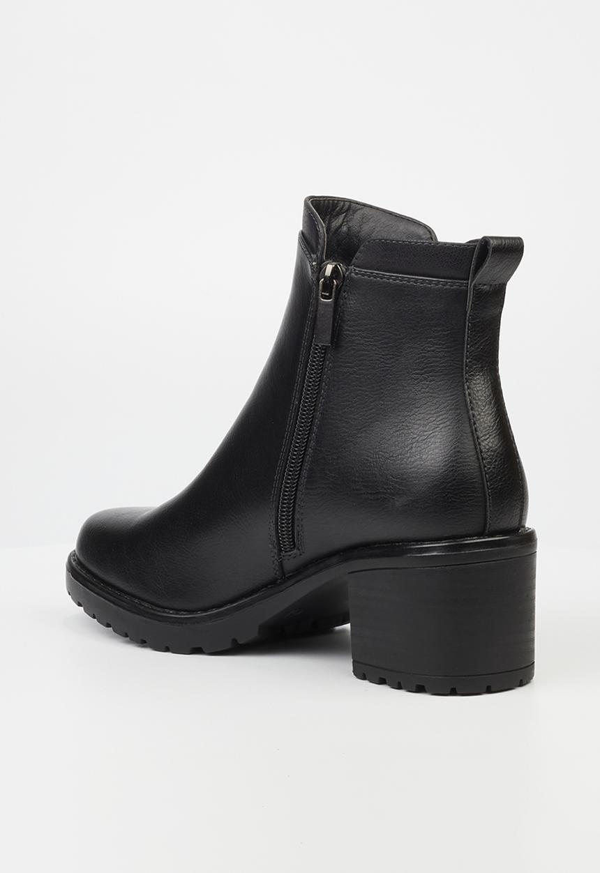 Butterfly Feet - Noxer 2 block heel boot - black