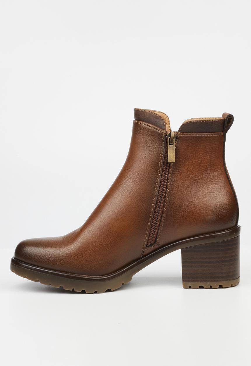 Butterfly Feet - Noxer 2 block heel boot - tan