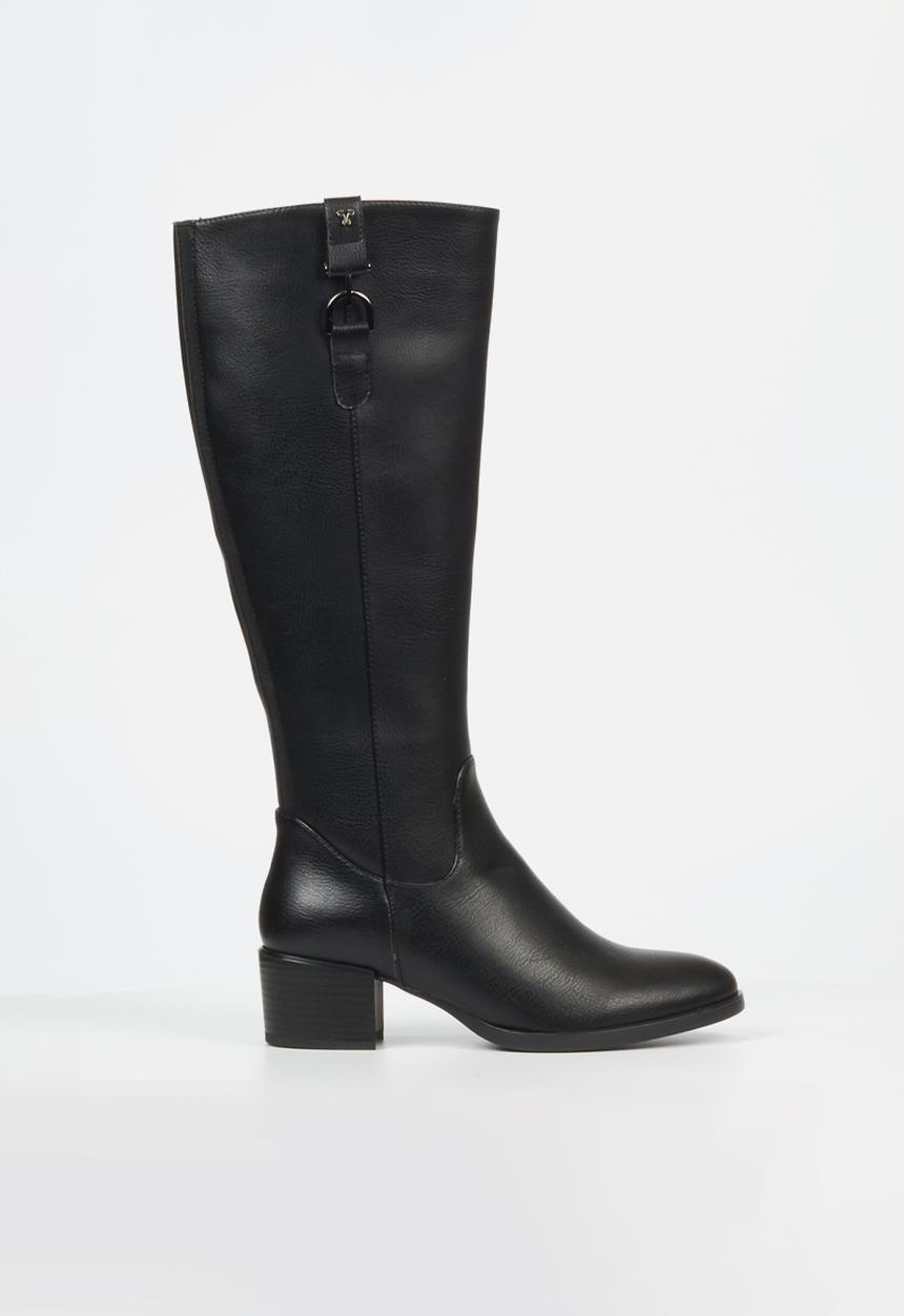 Butterfly Feet - Tacoma 1 block heel boot - black