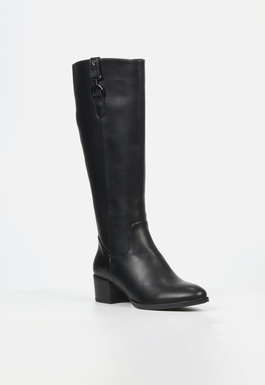 Butterfly Feet - Tacoma 1 block heel boot - black