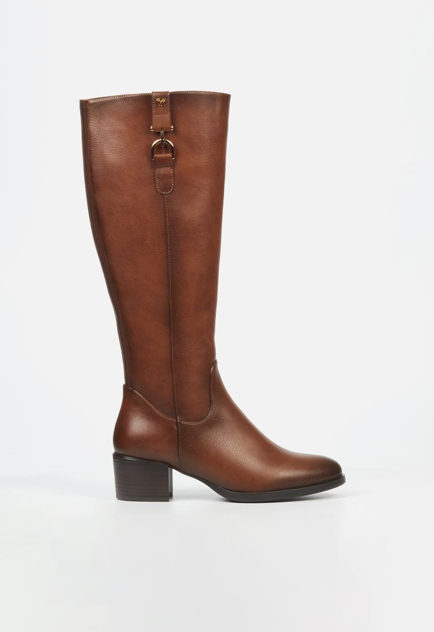 Butterfly Feet - Tacoma 1 block heel boot - brown