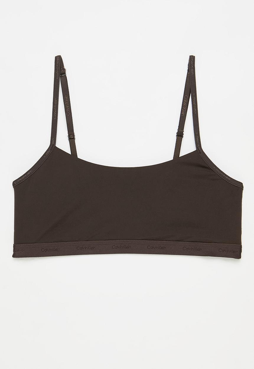 Calvin Klein - Unlined bralette - woodland