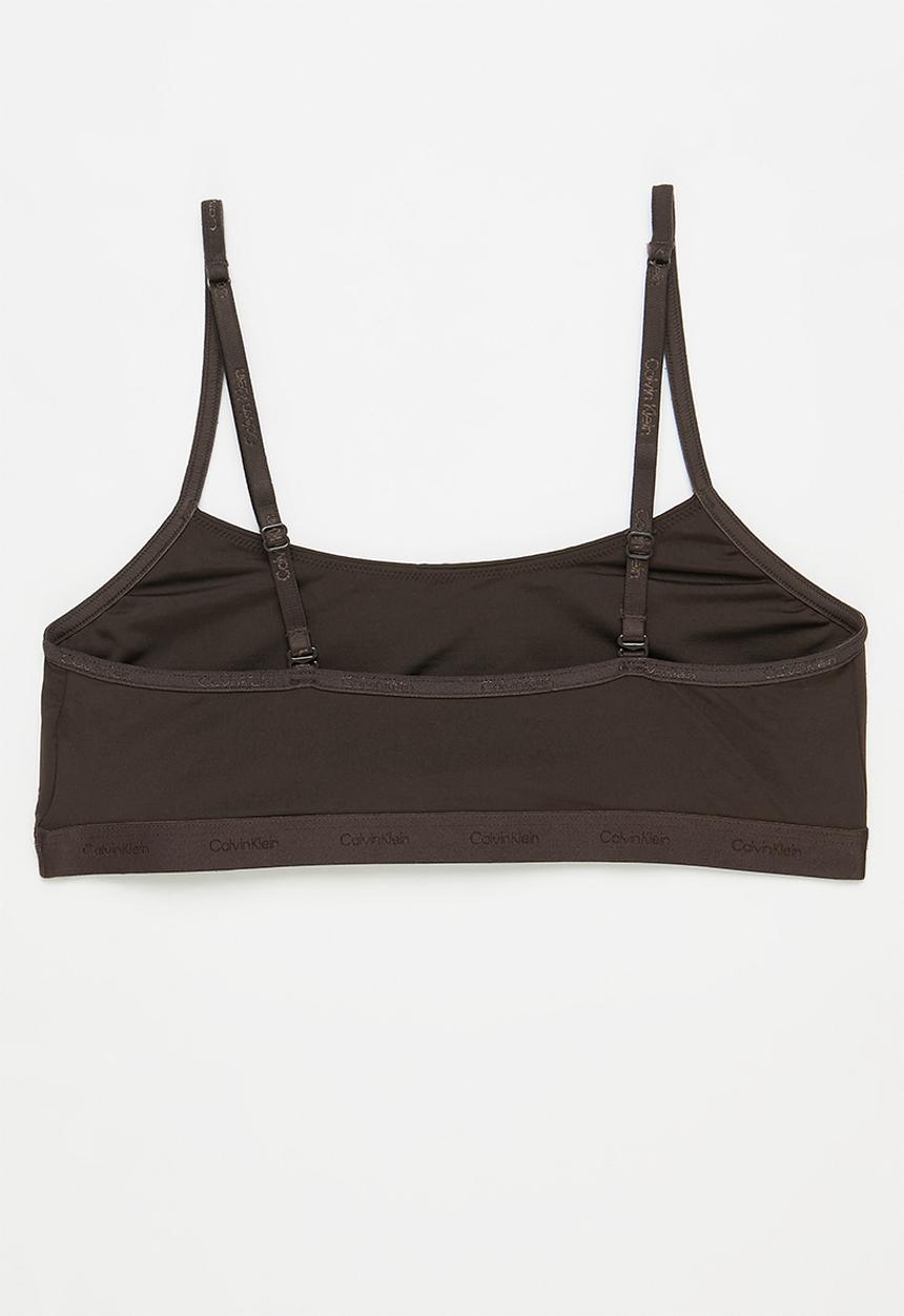 Calvin Klein - Unlined bralette - woodland