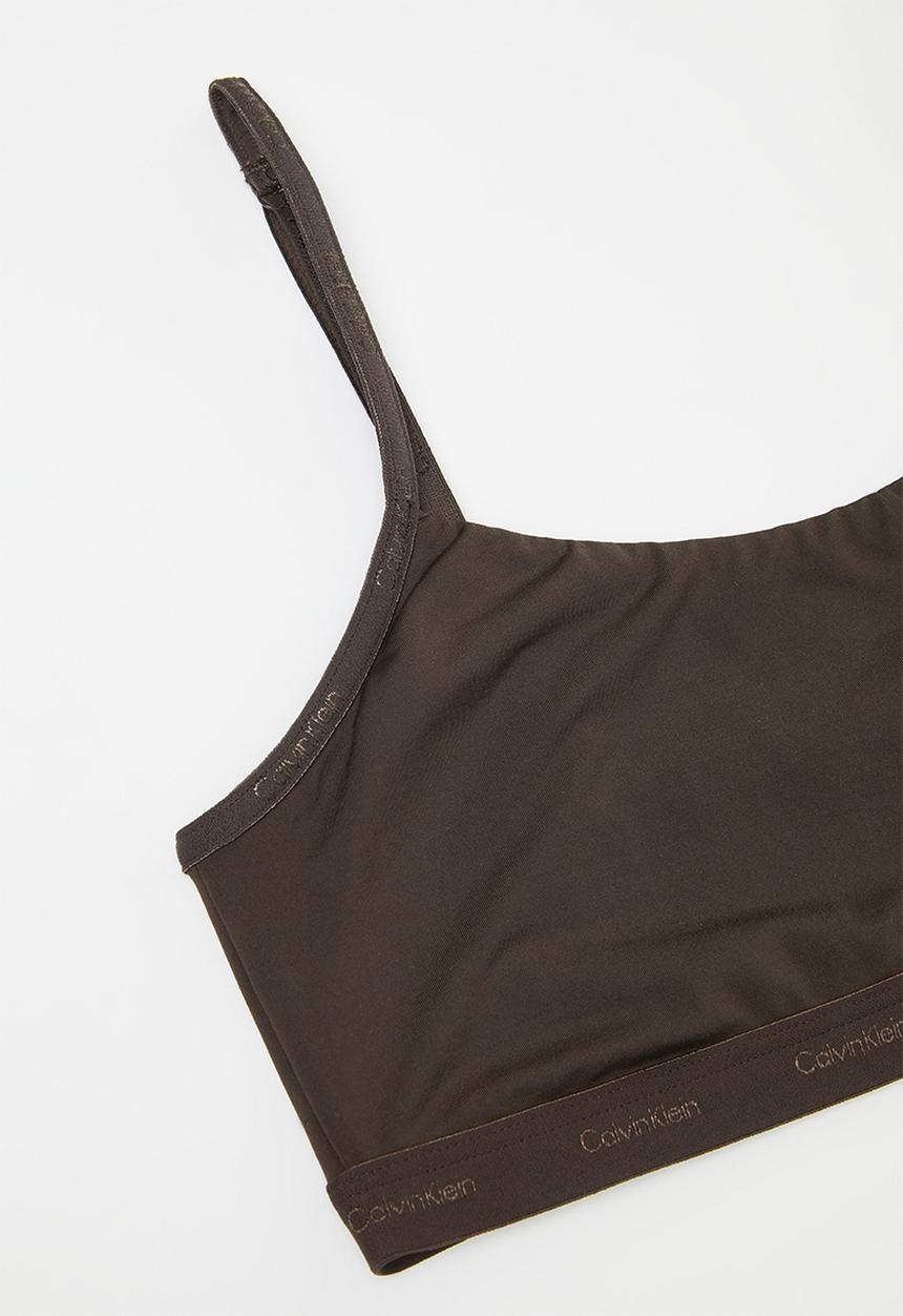 Calvin Klein - Unlined bralette - woodland