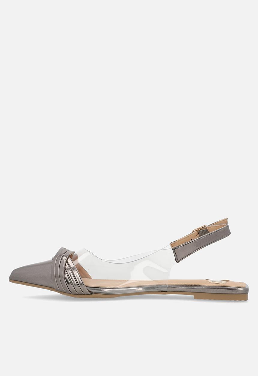 Footwork - Vendine slingback - pewter