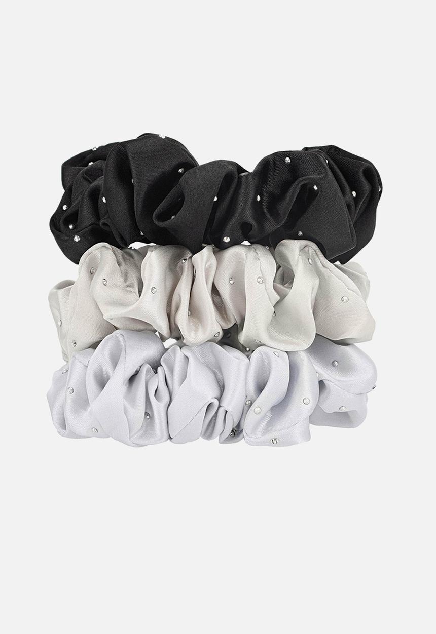 W7 Cosmetics - Silky Knots Bauble 3PC Diamante Scrunchies Set