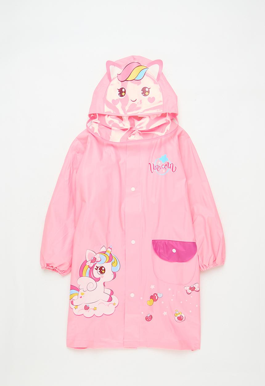 Pop Candy - Hooded raincoat - pink