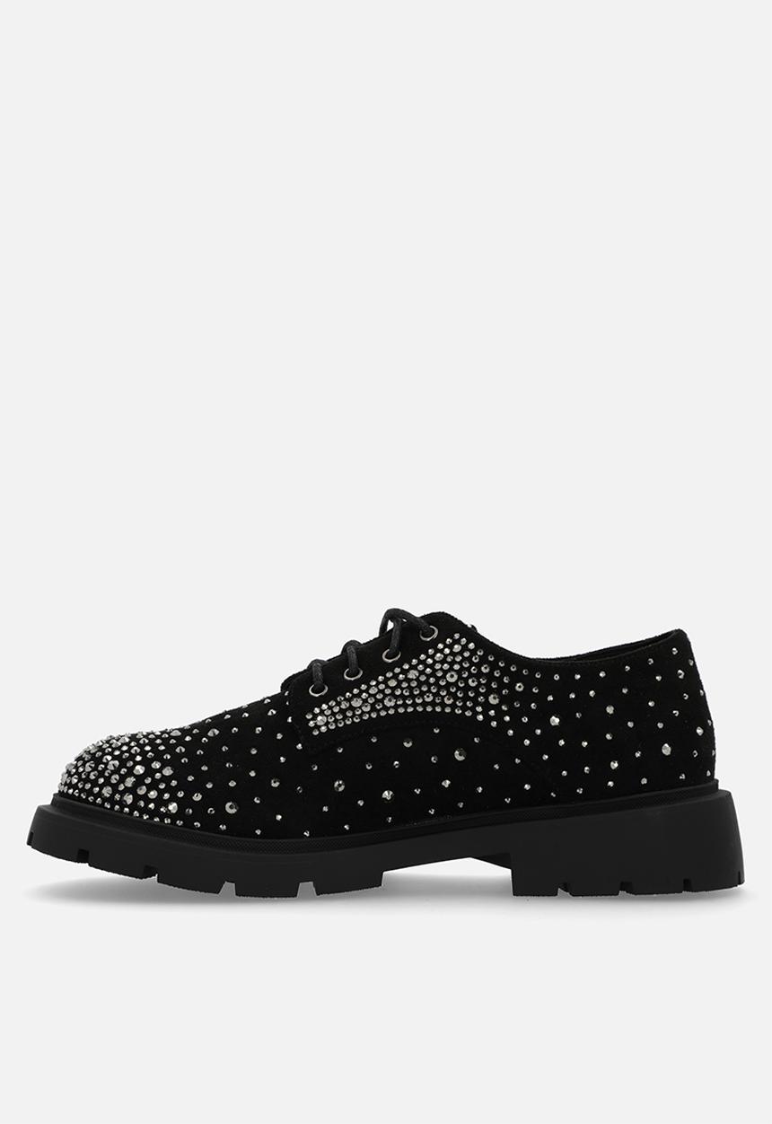 Footwork - Norea lace-up brogue - black