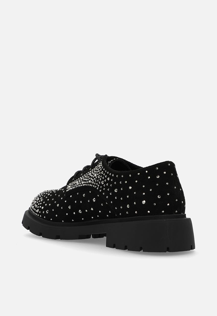 Footwork - Norea lace-up brogue - black
