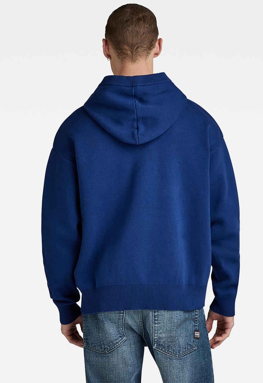 G-STAR - Graphic hdd loose knit Eyebird knit o - ballpen blue