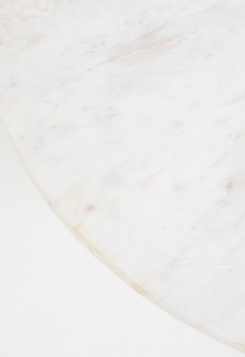 Sixth Floor - Delia marble & wood dining table-Natural