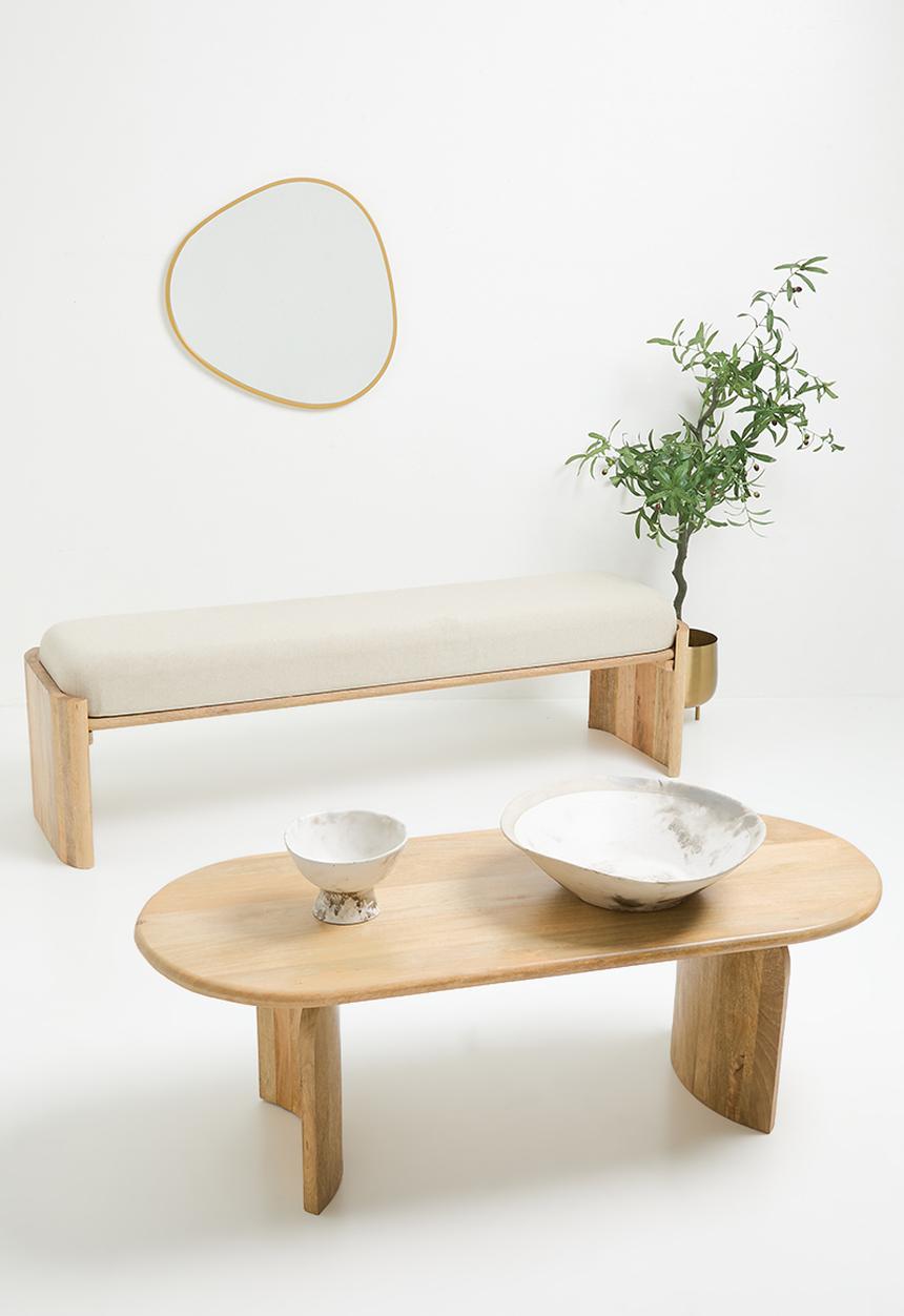 SF Collection - Ellaria wooden coffee table-natural