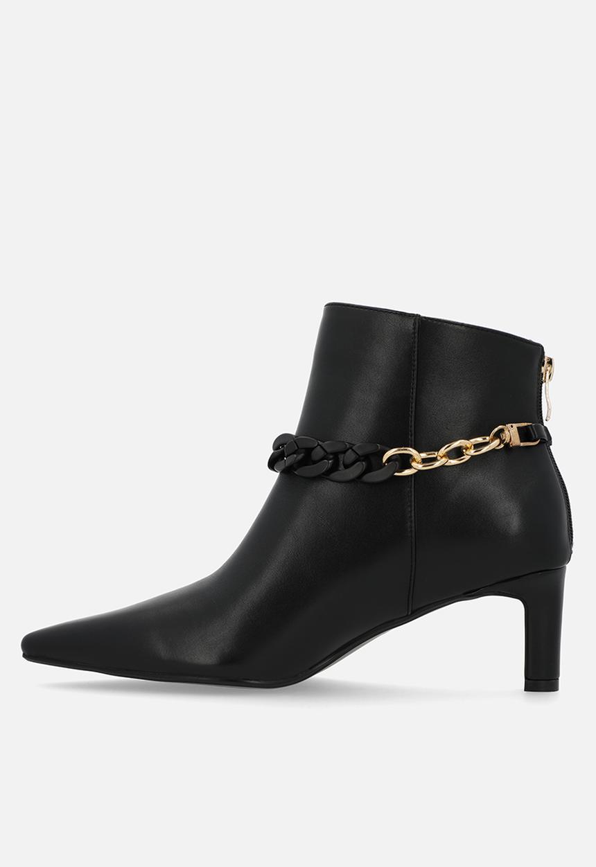 SISSY BOY - Dolly kitten heel ankle boot - black