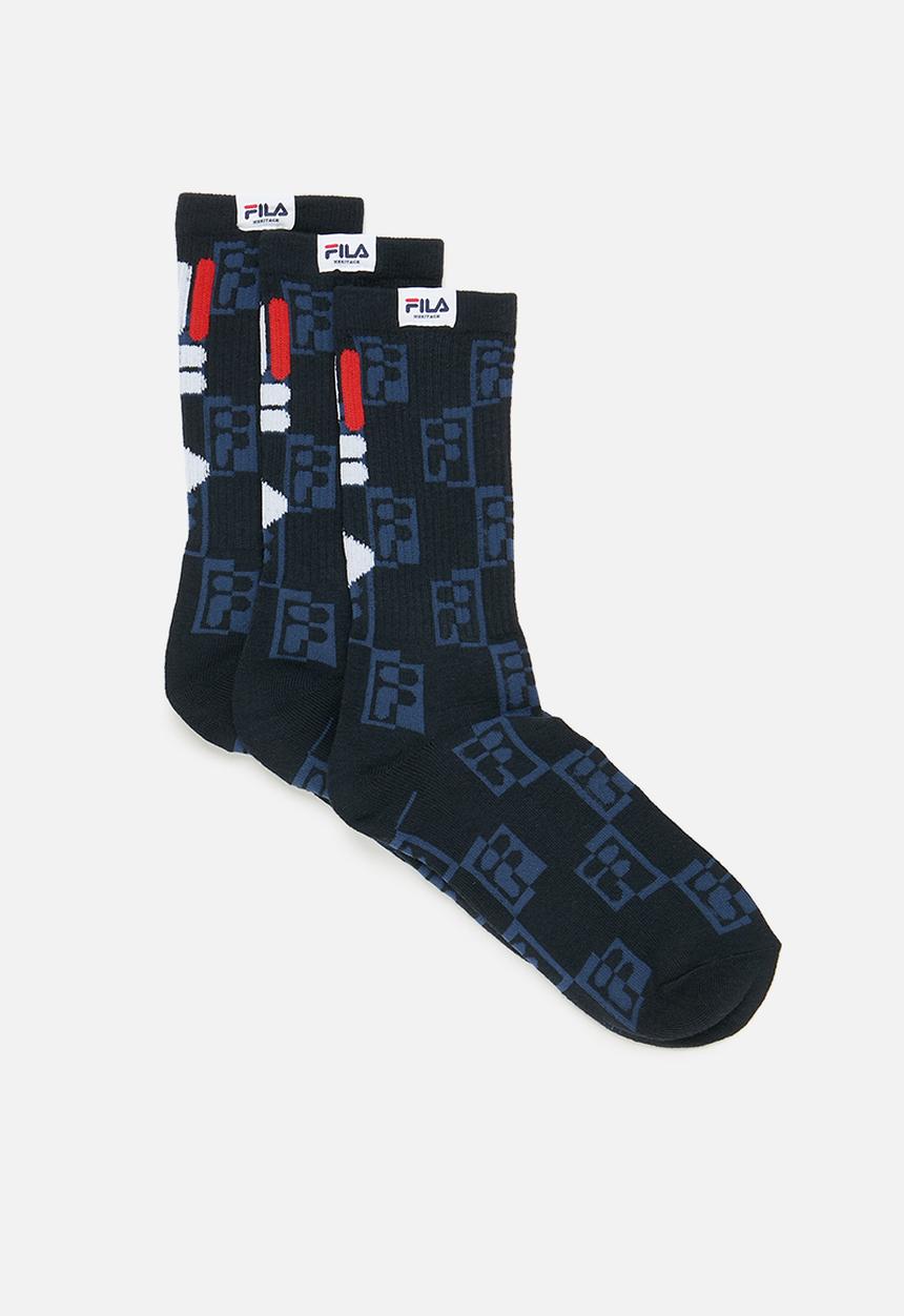 FILA - Kaden tube sock mens 3 pack - blue