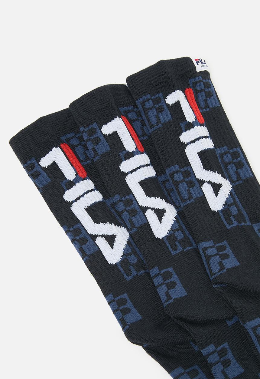 FILA - Kaden tube sock mens 3 pack - blue
