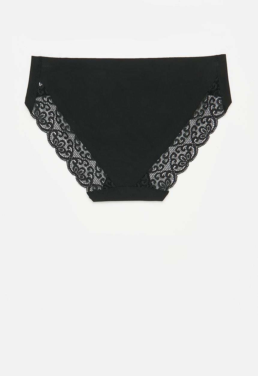 Cotton On - Party Pants Bikini Brief 3 Pack - Black