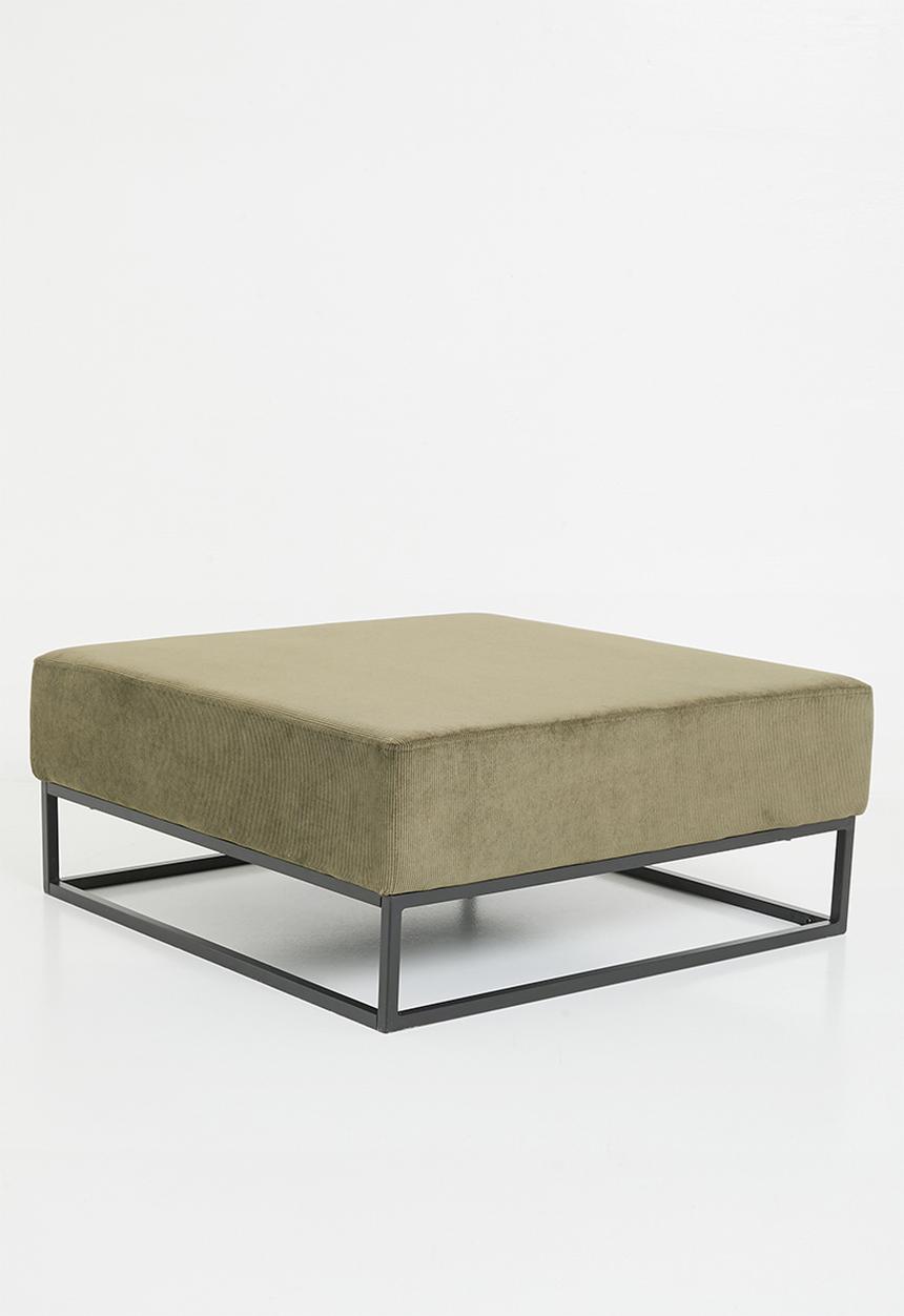 Sixth Floor - Cassius Square Ottoman - Olive