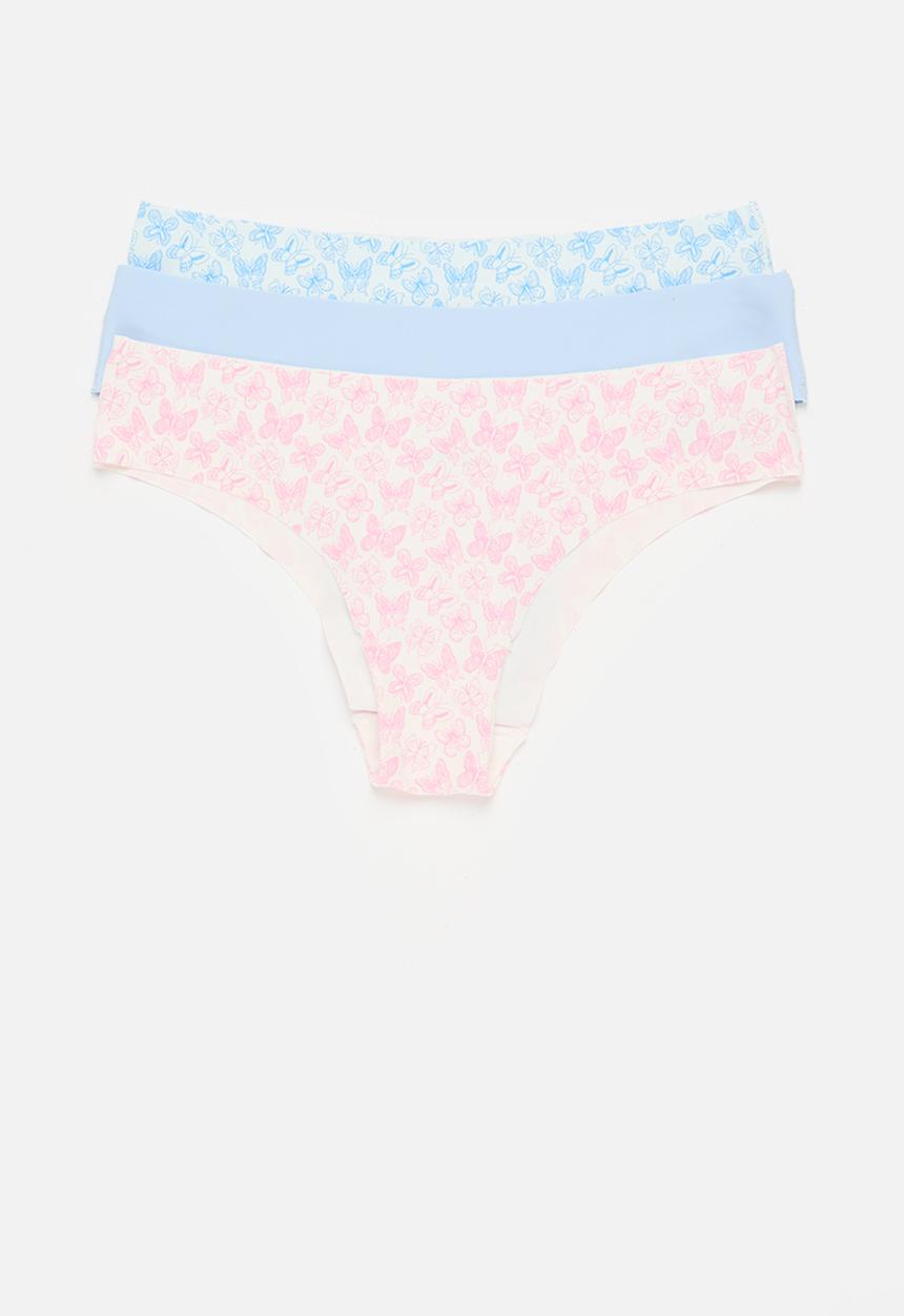 Cotton On - The Invisible Brasiliano Brief 3Pk - Multi