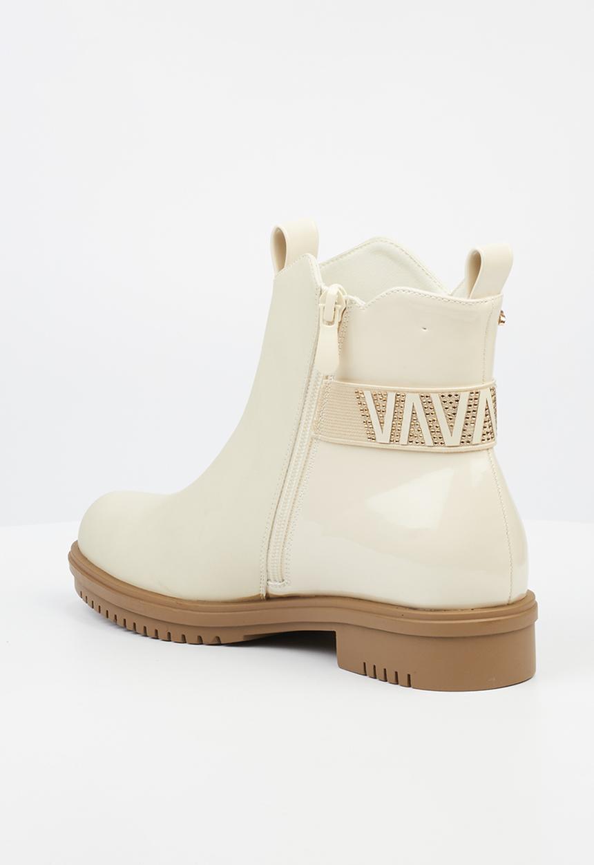 Miss Black - Radar 4 ankle boot - bone