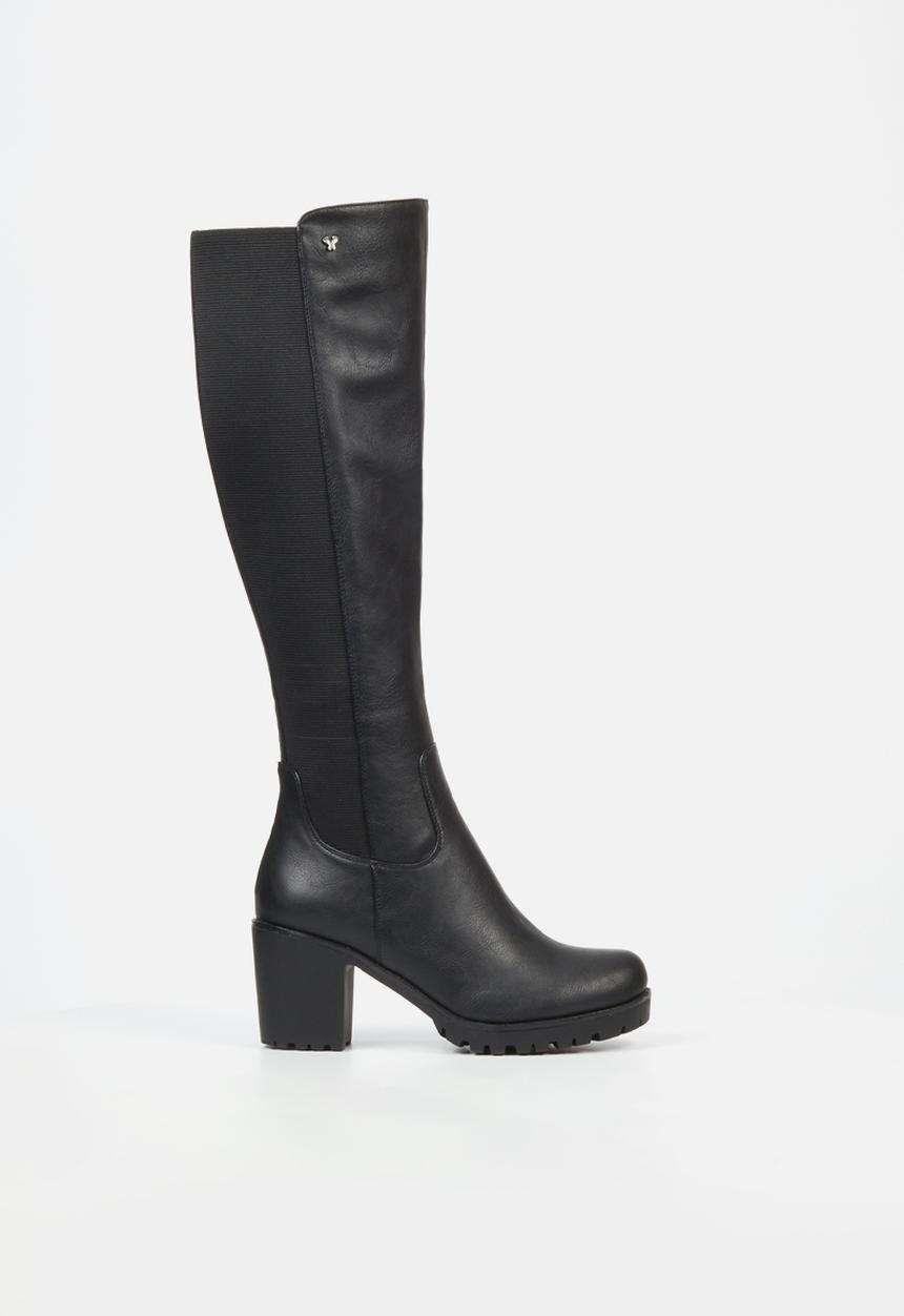 Butterfly Feet - Noel 2 block heel boot - black