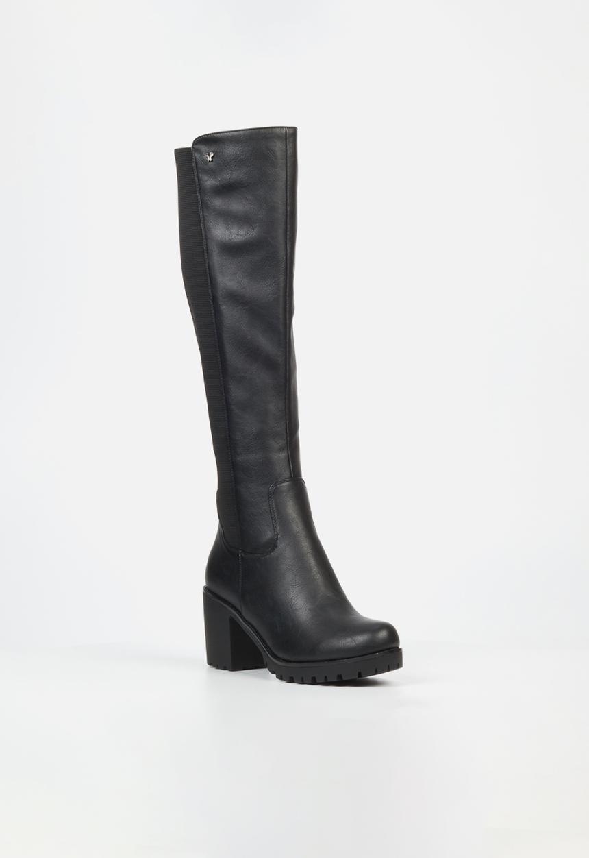 Butterfly Feet - Noel 2 block heel boot - black