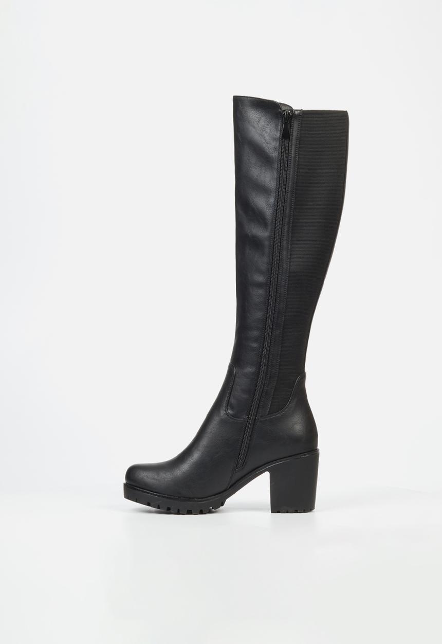 Butterfly Feet - Noel 2 block heel boot - black