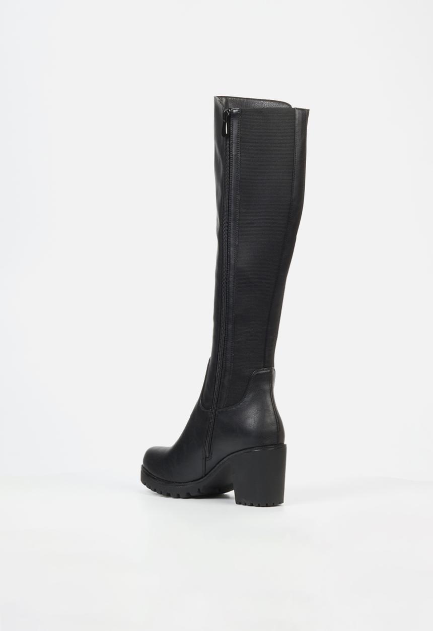 Butterfly Feet - Noel 2 block heel boot - black