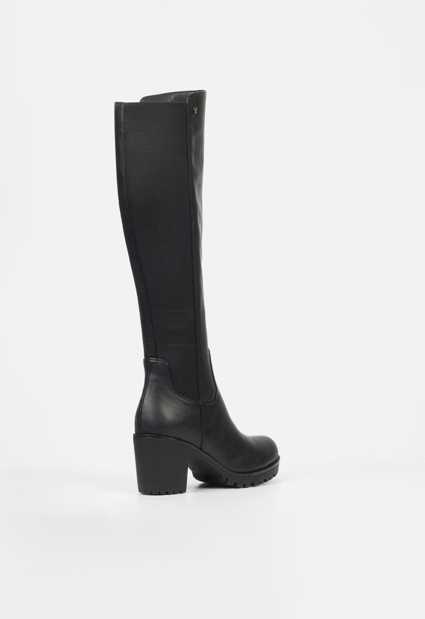 Butterfly Feet - Noel 2 block heel boot - black