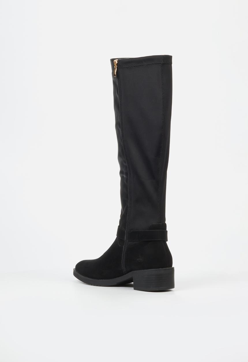 Butterfly Feet - Scotia 1 block heel boot - black