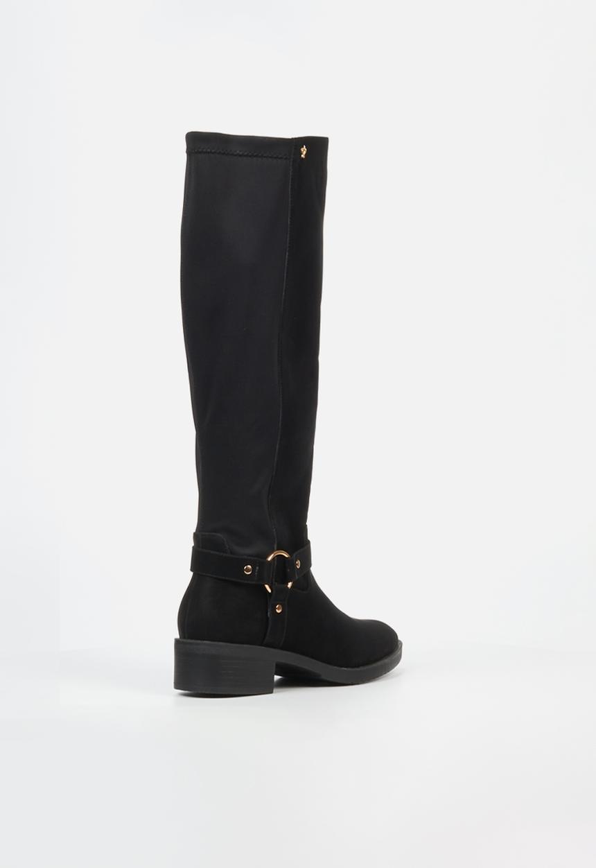 Butterfly Feet - Scotia 1 block heel boot - black