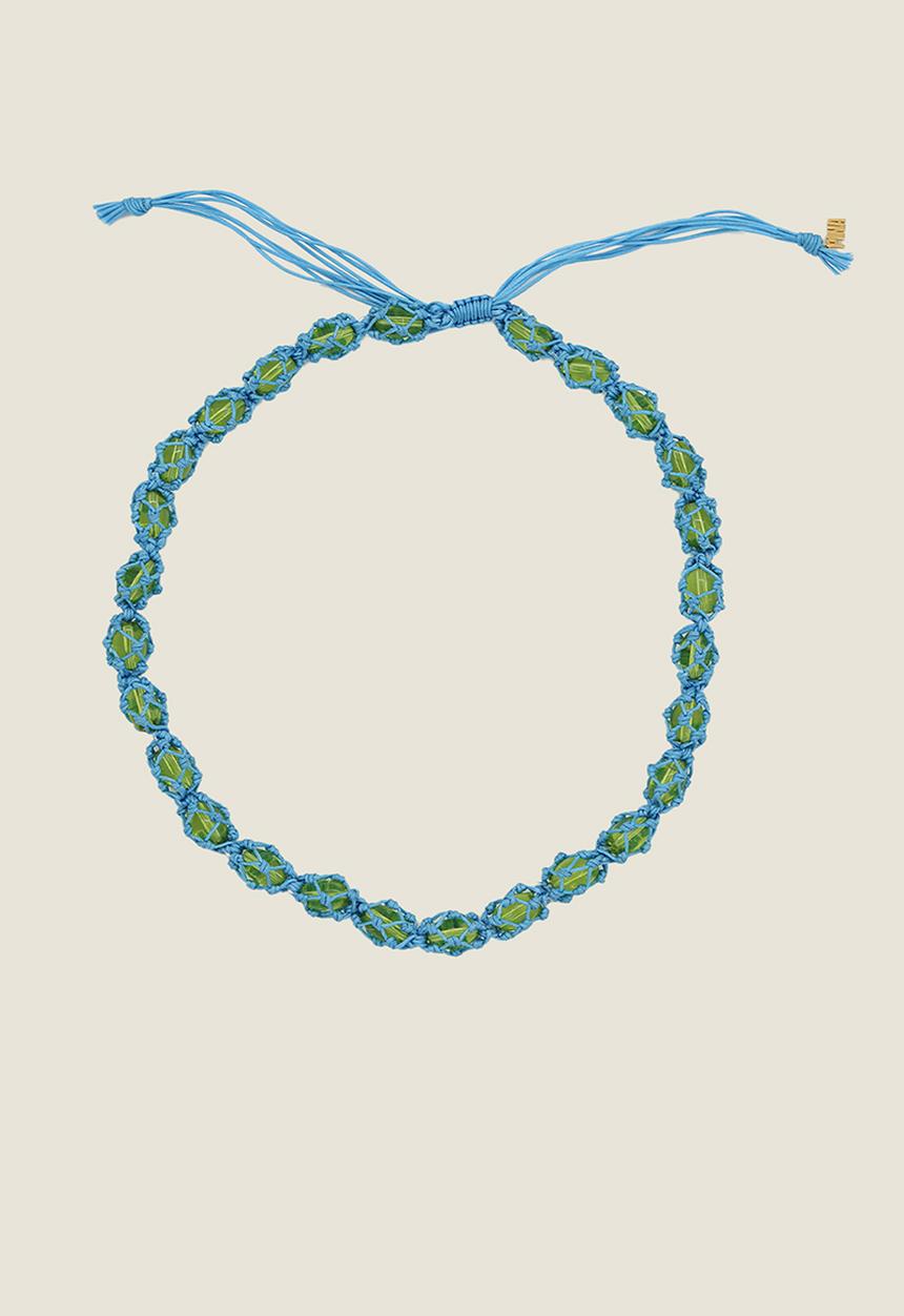 Pina Jewels - Melon Necklace - Blue & Green