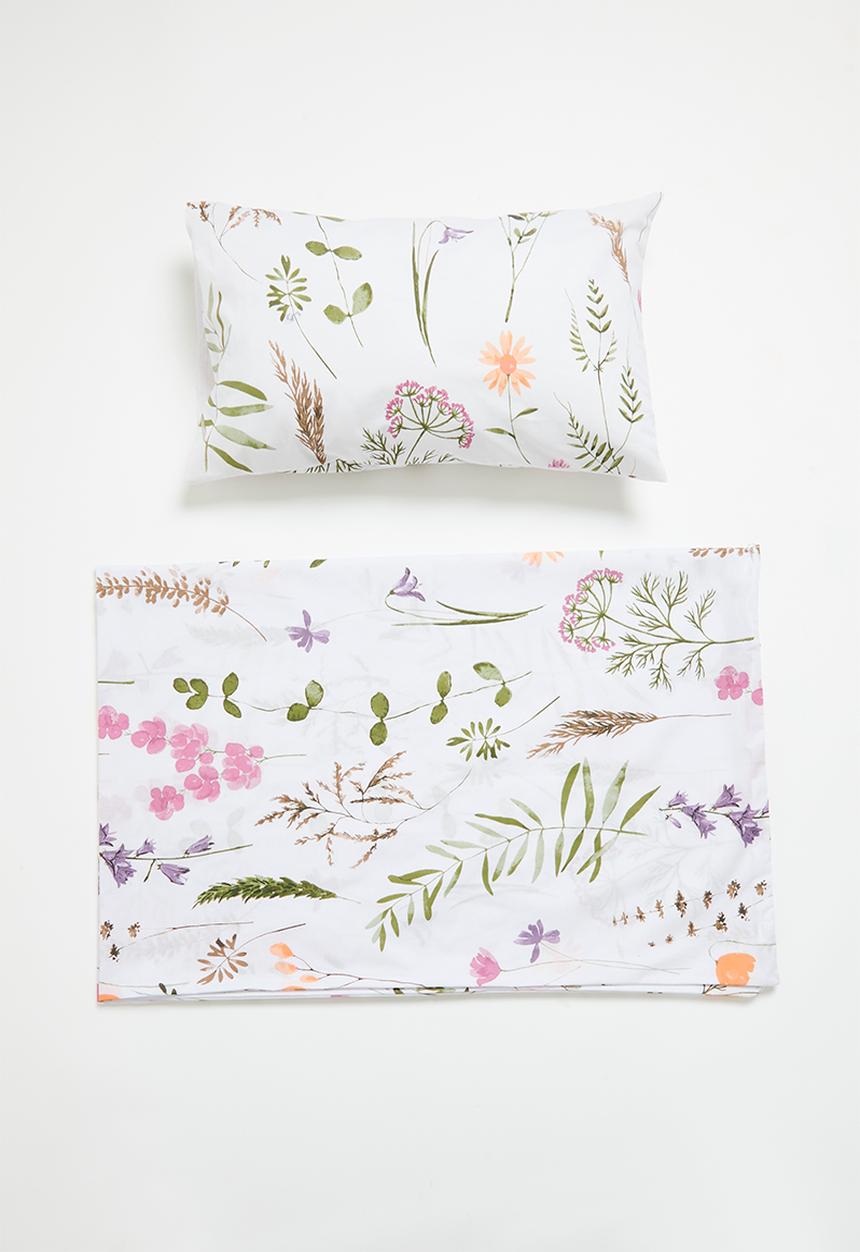 Sixth Floor - Watercolour Florals Cotton Blend Duvet Set