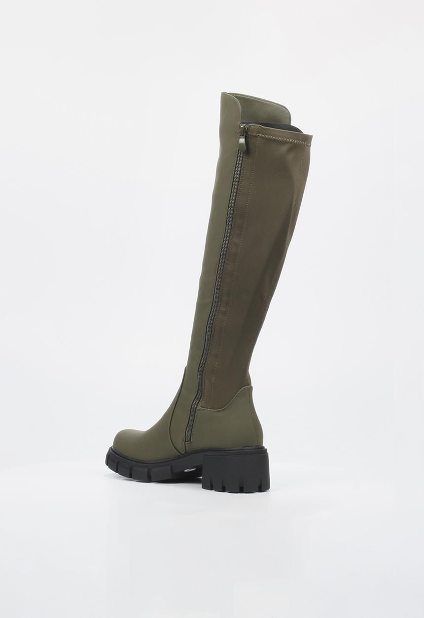 Miss Black - Odyssey 6 boot - olive