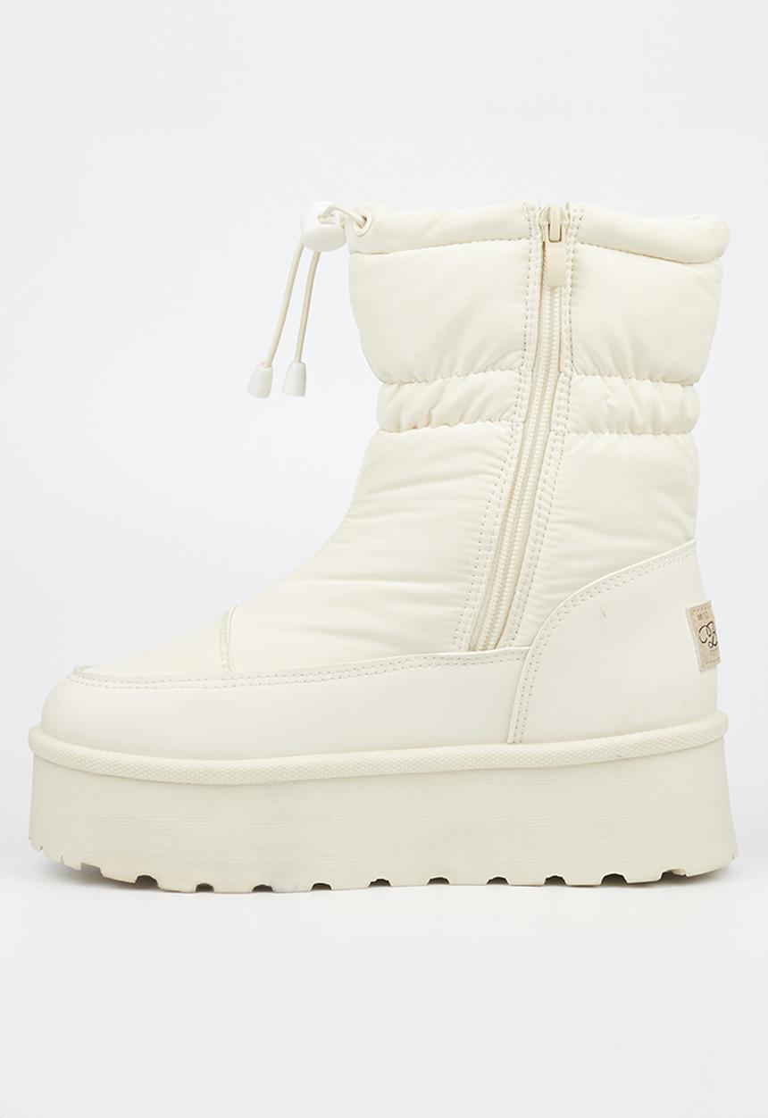 Miss Black - Bae 3 slip-on boot - bone