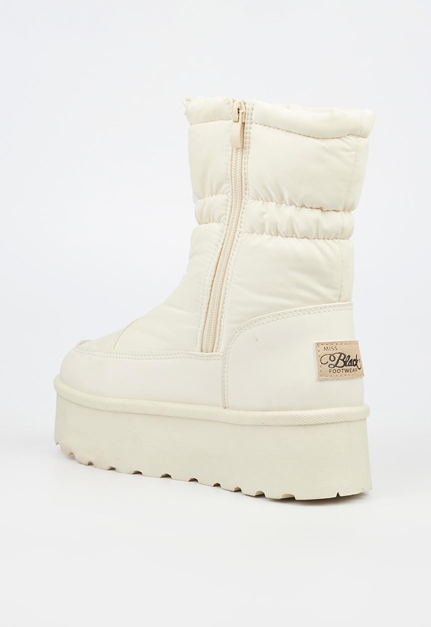 Miss Black - Bae 3 slip-on boot - bone
