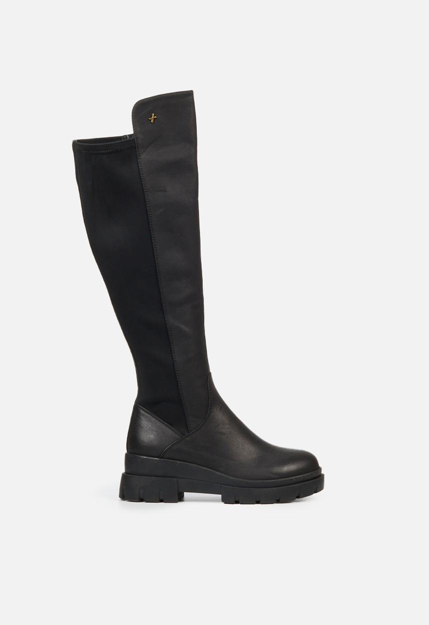 Rock & Co - Hunt 3 over the knee boot - black