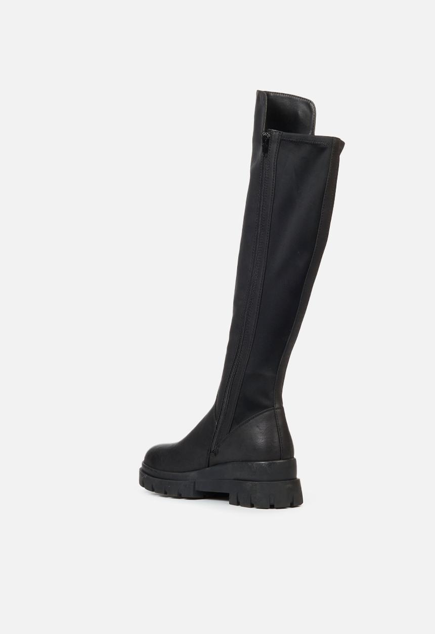 Rock & Co - Hunt 3 over the knee boot - black