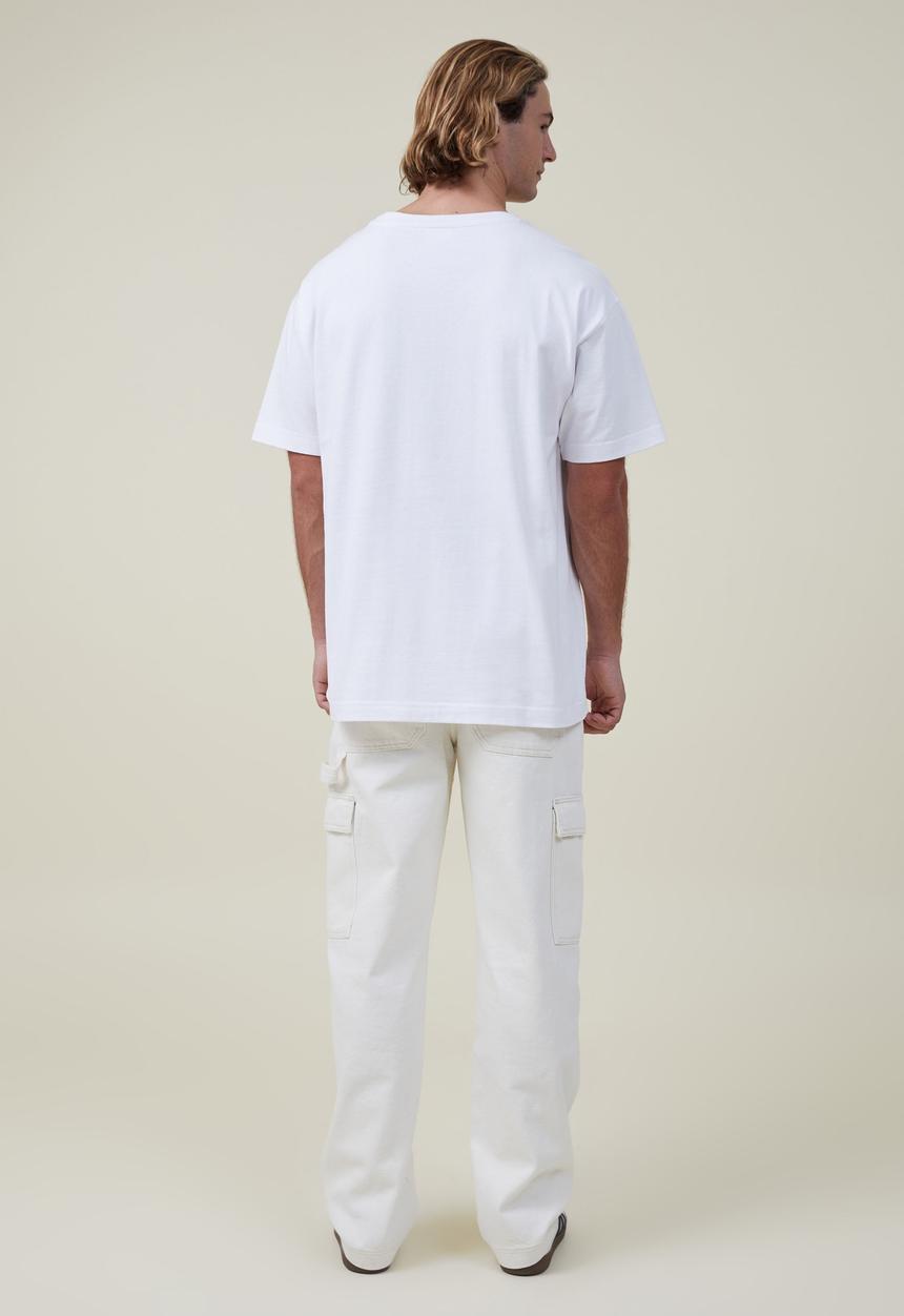 Cotton On - Baggy jean - panel cargo ecru
