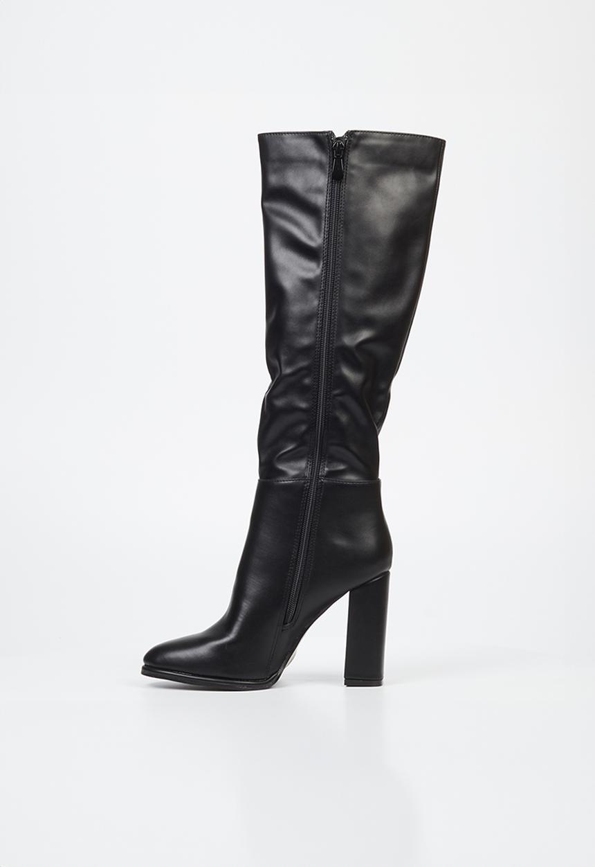 Miss Black - Shania 1 knee length boot - black