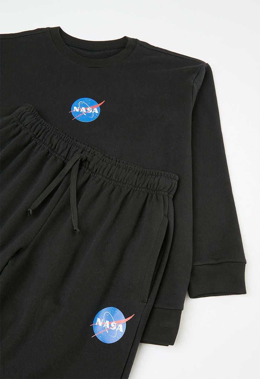 Pop Candy - NASA Tracksuit - black