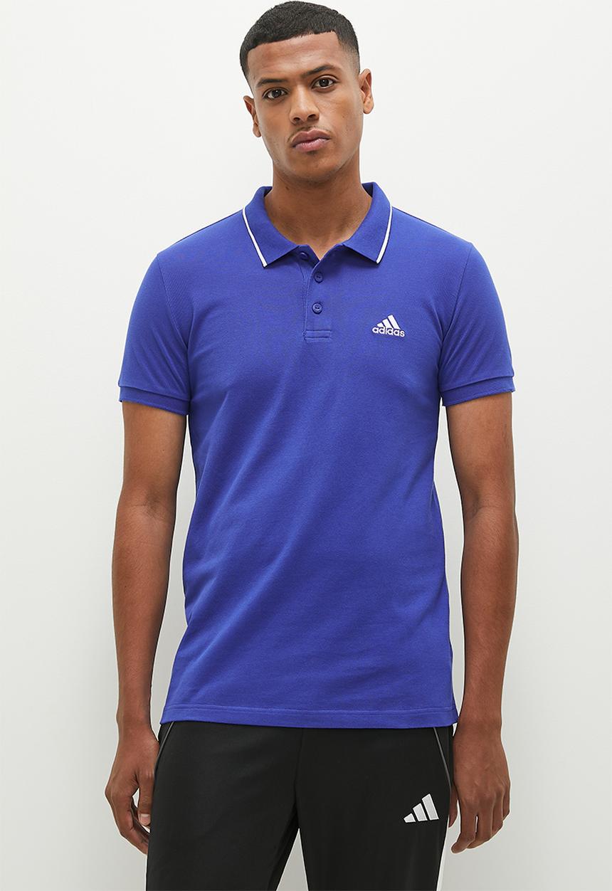adidas Performance - Piquet polo 3 - mid blue