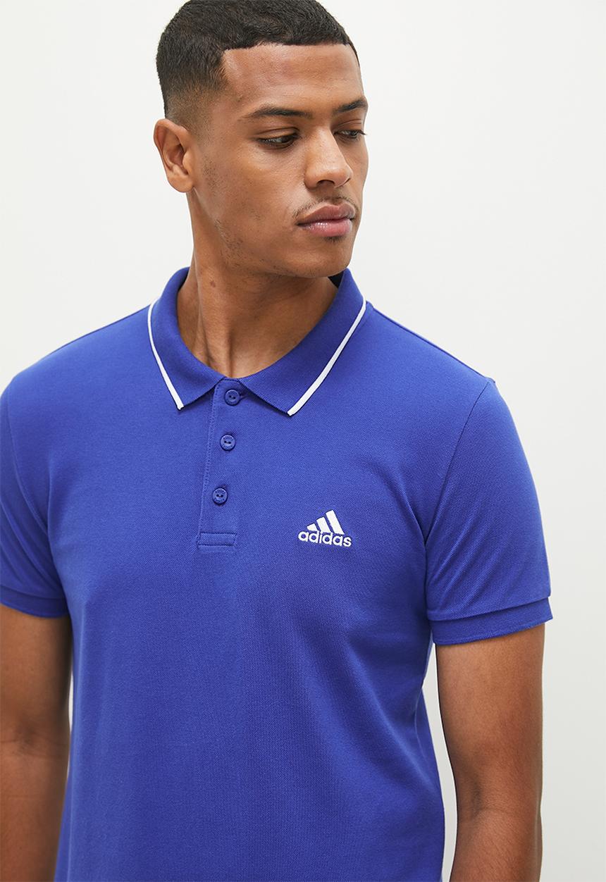 adidas Performance - Piquet polo 3 - mid blue