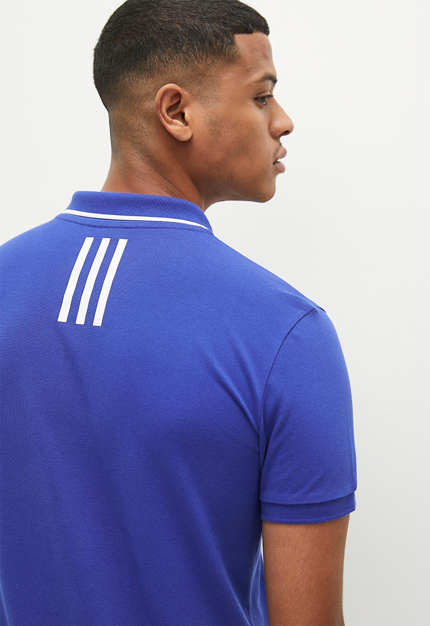 adidas Performance - Piquet polo 3 - mid blue