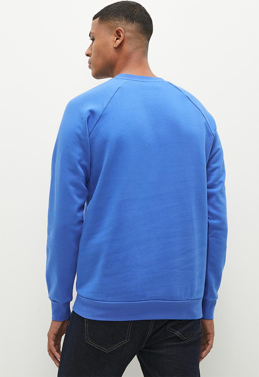adidas Originals - Essential crew  sweatshirt - mid blue