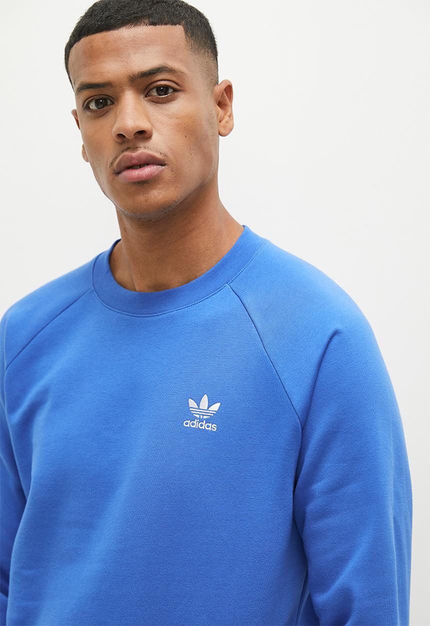 adidas Originals - Essential crew  sweatshirt - mid blue