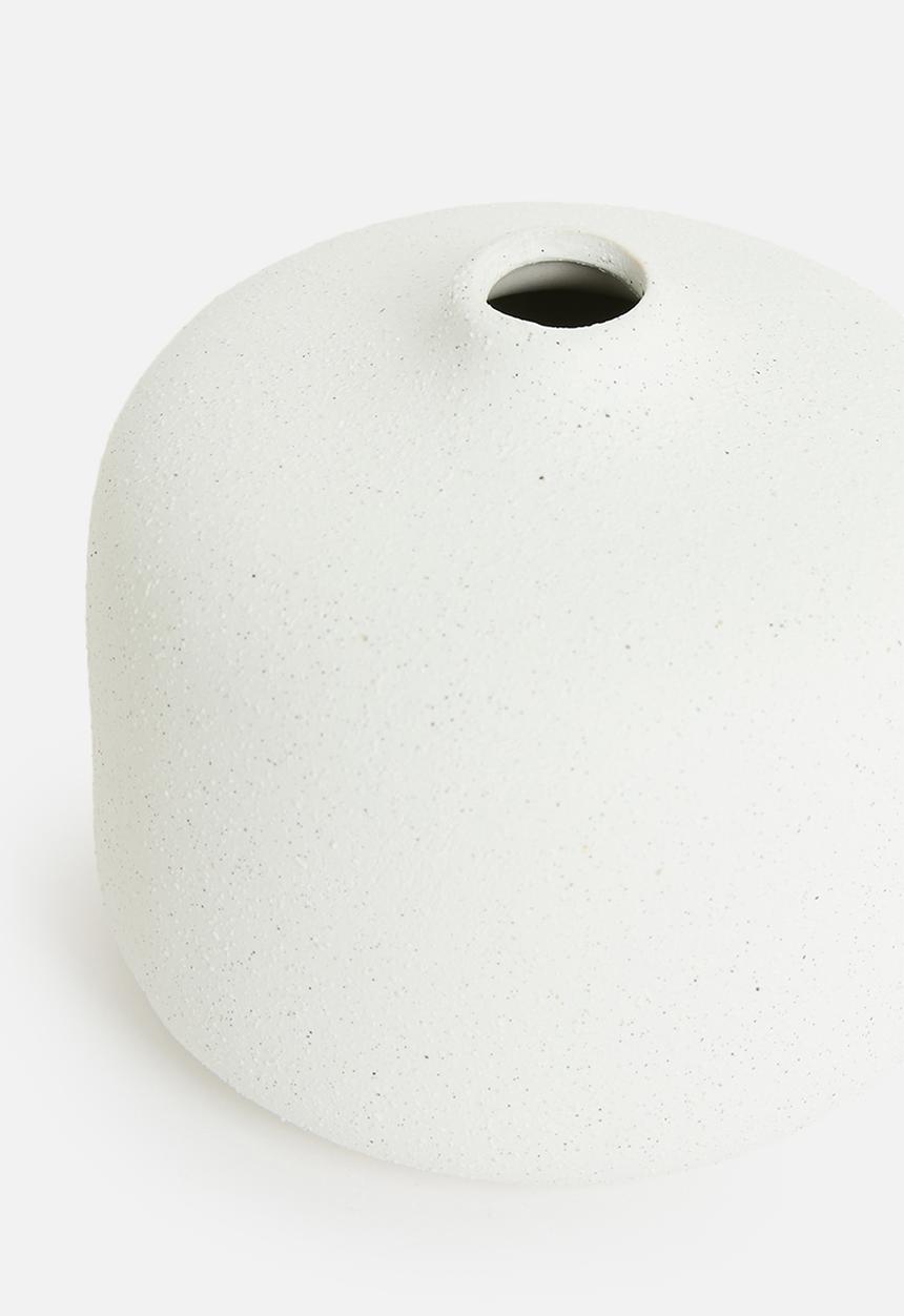H&S - Sandy vase - white